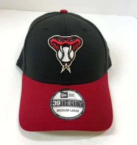 Arizona Diamondbacks MLB NE "Team Classic"  ALT2  Flex-Fit Hat-Black/Red - Picture 1 of 5