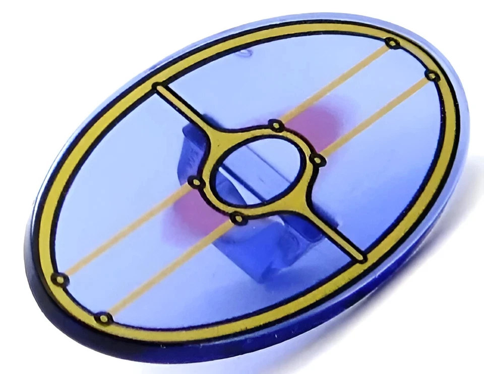 LEGO Star Wars Trans-Purple Gungan Patrol Shield Parte 7929 9509 GENUINO Tarro Tarro Foto 1 de 1