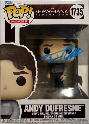 Подписанный Тимом Роббинсом Shawshank Andy Dufresne Funko Pop #1735 Beckett Witnessed - Изображение 1 из 4
