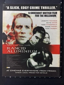 RANCID ALUMINIUM - MOVIE ADVERT 15X11" 2000 Press Advert Poster L281 - Imagen 1 de 1