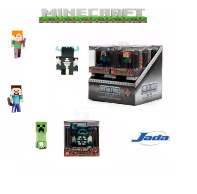 JADA TOYS DICKIE TOYS - JADA - MINECRAFT - CREEPER-WARDEN SAMMELFIGUREN -AUSWAHL# NEU OVP