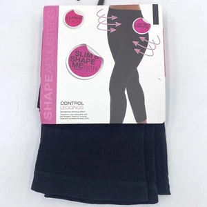 Shape Adjusters Control Leggings Black size XL Shapewear 180-220 lbs ST - Picture 1 of 5
