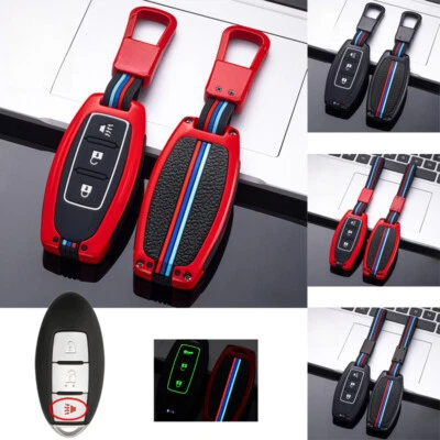 Funda protectora de silicona para llavero de coche de aleación de zinc para Nissan Qashqai March Juke X-Trail Foto 1 de 4