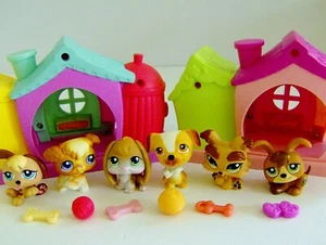 Littlest Pet Shop LPS Playful Puppies Playsets with 6 Puppy Figures - Picture 1 of 7