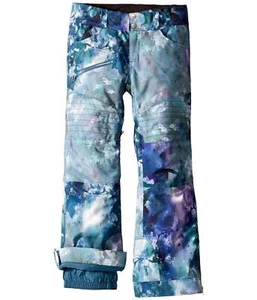 Obermeyer Kids Girl's Jessi Pants (Little Kids/Big Kids) Watercolor Floral XS (6 - Picture 1 of 1