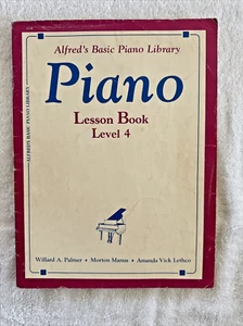 Alfred Piano Lesson Book Level 4 Palmer Manus - Picture 1 of 4