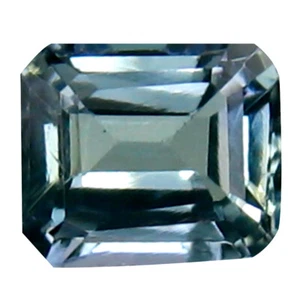 0.97 ct Eye-opening Octagon Cut (6 x 5 mm) Greenish Blue Un-Heated Tanzanite - Picture 1 of 1