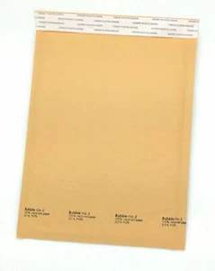 100 #2 (8.5"x12") Kraft Bubble Lined Mailer Envelopes Self Seal Free Shipping - Picture 1 of 1