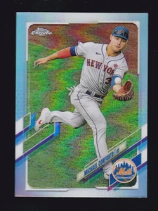 2021 Topps Chrome #213 MICHAEL CONFORTO New York Mets REFRACTOR Parallel - Picture 1 of 3