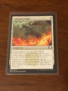 Magic the Gathering Conspiracy Take The Crown Adriana's Valor - Picture 1 of 2