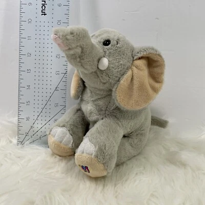 Ganz WEBKINZ Velvety Grey Elephant Stuffed Animal Plush No. HM167 NO CODE - Image 1 of 4
