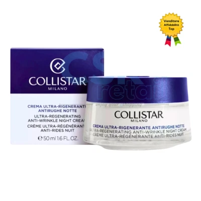 Collistar Crema Ultra Rigenerante Antirughe Notte 50ml - Trattamento Anti-Età e
