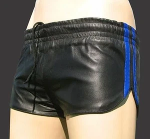 Ledershorts aus lammnapa,Leather Boxer Shorts,Sports leder shorts,Kurze Hose - Picture 1 of 3