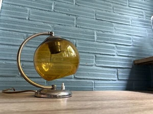 Vintage Space Age Sputnik Table Lamp Atomic Design Light Mid Century UFO Eyeball - Picture 1 of 16