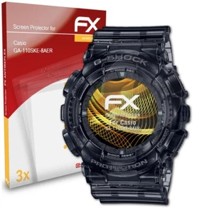 atFoliX 3x folia ochronna ekranu do Casio GA-110SKE-8AER matowa i odporna na wstrząsy - Zdjęcie 1 z 8
