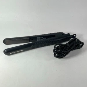 Herstyler Superstyler Cutting-Edge Design Black Flat Iron & Grande Curling Iron - Picture 1 of 4