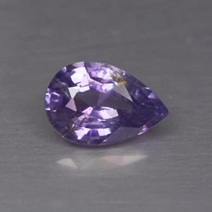 1.33 Ct UNHEATED Violet Sapphire Perfect Pear Shape 100% Natural From SRI LANKA - Picture 1 of 6