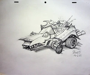 YOGI'S TREASURE HUNT 1985 Studio Production Vehicle Concept Art Hanna-Barbera - Picture 1 of 3