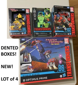 Transformers Lot 4: Optimus Prime 86-31, Prime-SS102, Bonecrusher & Bumblebee - Picture 1 of 20