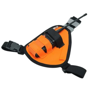 1PCS Radio Harness Bag Front Pack Pouch Holster Carry Case For Walkie Talkio - Zdjęcie 1 z 13