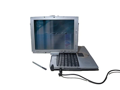 Acer TravelMate C110 Centrino 256MB No HDD Touch Tablet PC Cracked Screen - Image 1 of 4