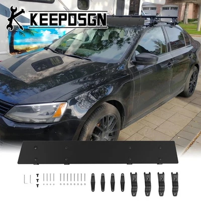 Barras transversales para portaequipajes de techo para Volkswagen Jetta carenado de viento deflector de aire Foto 1 de 4