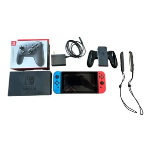 Consola portátil Nintendo Switch 32 GB - rojo neón/azul neón - Imagen 1 de 9