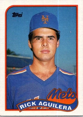 1989 Topps Rick Aguilera No257 New York Mets - Изображение 1 из 2