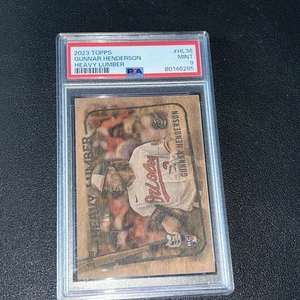 2023 Topps Gunnar Henderson Heavy Lumber Rookie RC #HL-36 PSA 9 Mint - Bild 1 von 9