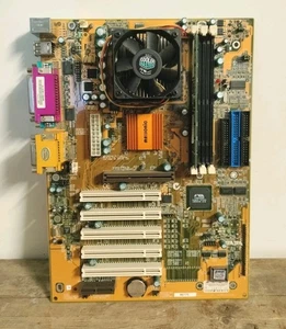 ECS P6VXA ATX Computer Vintage Motherboard | Socket 370  Pentium III RAM - Foto 1 di 5