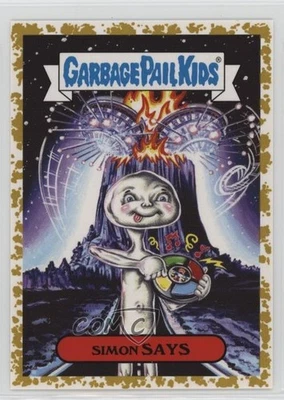 2018 Topps Garbage Pail Kids Oh the Horror-ible Fool's Gold 6/50 SIMON SAYS 13iq - Image 1 of 3