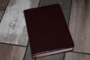 Verset complet croix référence Bible : nouvelle traduction vivante : Bourgogne collée BELLE ! - Photo 1/7