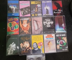 Cassette Tape Lot! 70's 80's 90's! 15 Tapes! - Picture 1 of 4