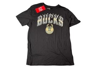 Ultra Game Milwaukee Bucks NBA T-Shirt Brandneu Neu mit Etikett Größe Large - Bild 1 von 4
