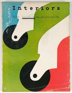 Interiors Magazine March 1960 Offices NOFA Homes MCM Furniture Ads Photos 1075 - Picture 1 of 18