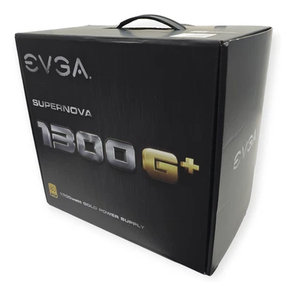 Used EVGA SuperNOVA 1300 G+ 1300W 80 Plus Fully Modular Power Supply w/ Cables - Image 1 of 4