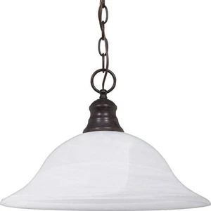 SATCO 1-Light Old Bronze Dome Pendant - Picture 1 of 1