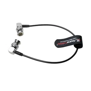 SDI Cable, 30CM|1ft Right Angle to Right Angle Ultra-Thin 75Ω Coaxial Cable-SYNC - Picture 1 of 6