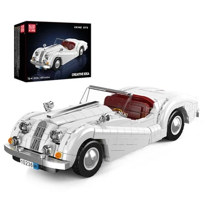 Mould King 10236 Retro Convertible Sports Car Classic Model Building Block Toy - Image 1 of 4