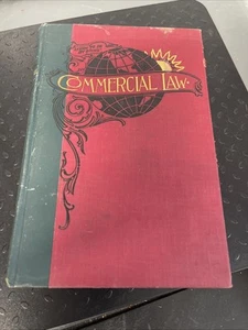 RARE Vintage 1894 THE ESSENTIALS OF COMMERCIAL LAW (HC, 6th Edition) - Foto 1 di 8