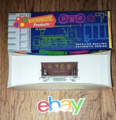 Roundhouse 1406 HO CP Canadian Pacific Ore Car #2004 Kit Brown Brand New In Box - Image 1 of 3