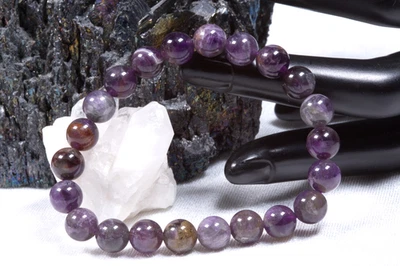 Edelstein Armband Geister Amethyst | 8mm Kugelarmband - Bild 1 von 2