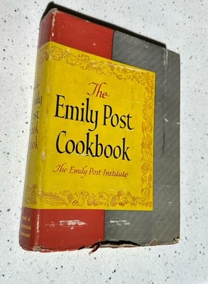 The Emily Post Cookbook HC w/ Dust Jacket Funk & Wagnalls 1951  1st Edition Vtg - Image 1 of 4