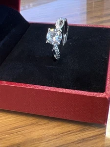 Moissanite Ring 1.0 Carat GRA Warranty VVS1 - Picture 1 of 11