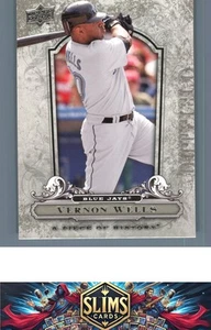 2008 Upper Deck A Piece of History Toronto Blue Jays Vernon Wells #95 - Picture 1 of 2