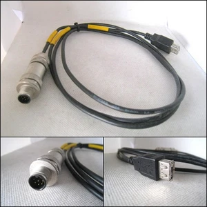 8-Pin DIN M12 Connector Sensor to USB Female Cable Plug - Picture 1 of 1