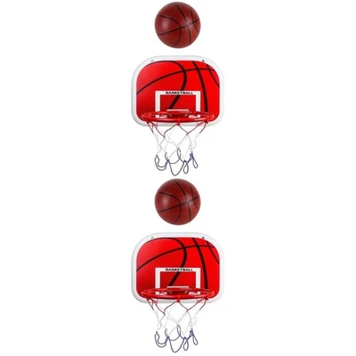  2 Sets Basketballkorb Für Zimmer Ständer Schlafzimmer Reifen Boy Room Decor - Bild 1 von 4