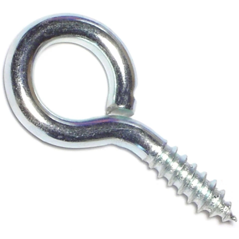 014973156213 Screw Eyes, #4 x 2-3/16, Piece-50 - Image 1 of 1