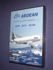 JUST PLANES COCKPIT VIDEO DVD: AEGEAN A320 A321 RJ100 neu & versiegelt - Bild 1 von 2