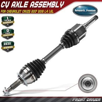 Conjunto de eje CV del lado izquierdo del conductor delantero para Chevrolet Cruze 2017 2018 L4 1,6 L Foto 1 de 4